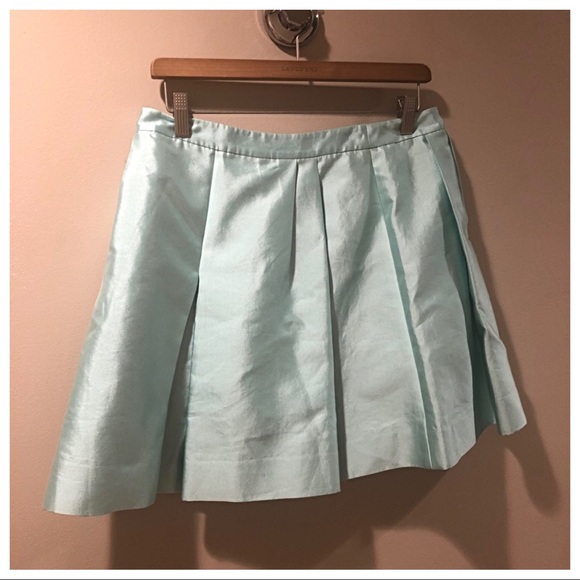 VINEYARD VINES ICE BLUE SILK SKIRT NWOT - Picture 4 of 6